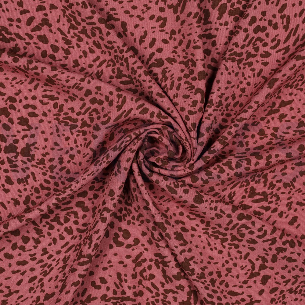 VISCOSE RADIANCE PEAU D’ANIMAL ROSE FONCÉ #7