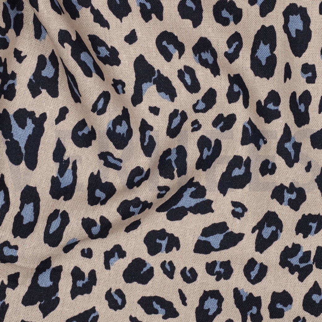 LIN VISCOSE PEAU D’ANIMAL CAMEL #7