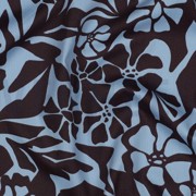 BAUMWOLLE VISKOSE BLUMEN HELLBLAU (thumbnail) #2