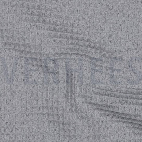 BAUMWOLLE WAFFEL GRAU #7
