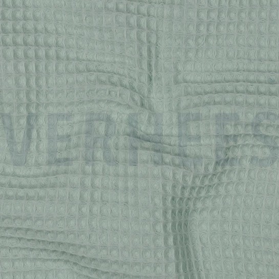 COTTON WAFFLE LIGHT MINT #7