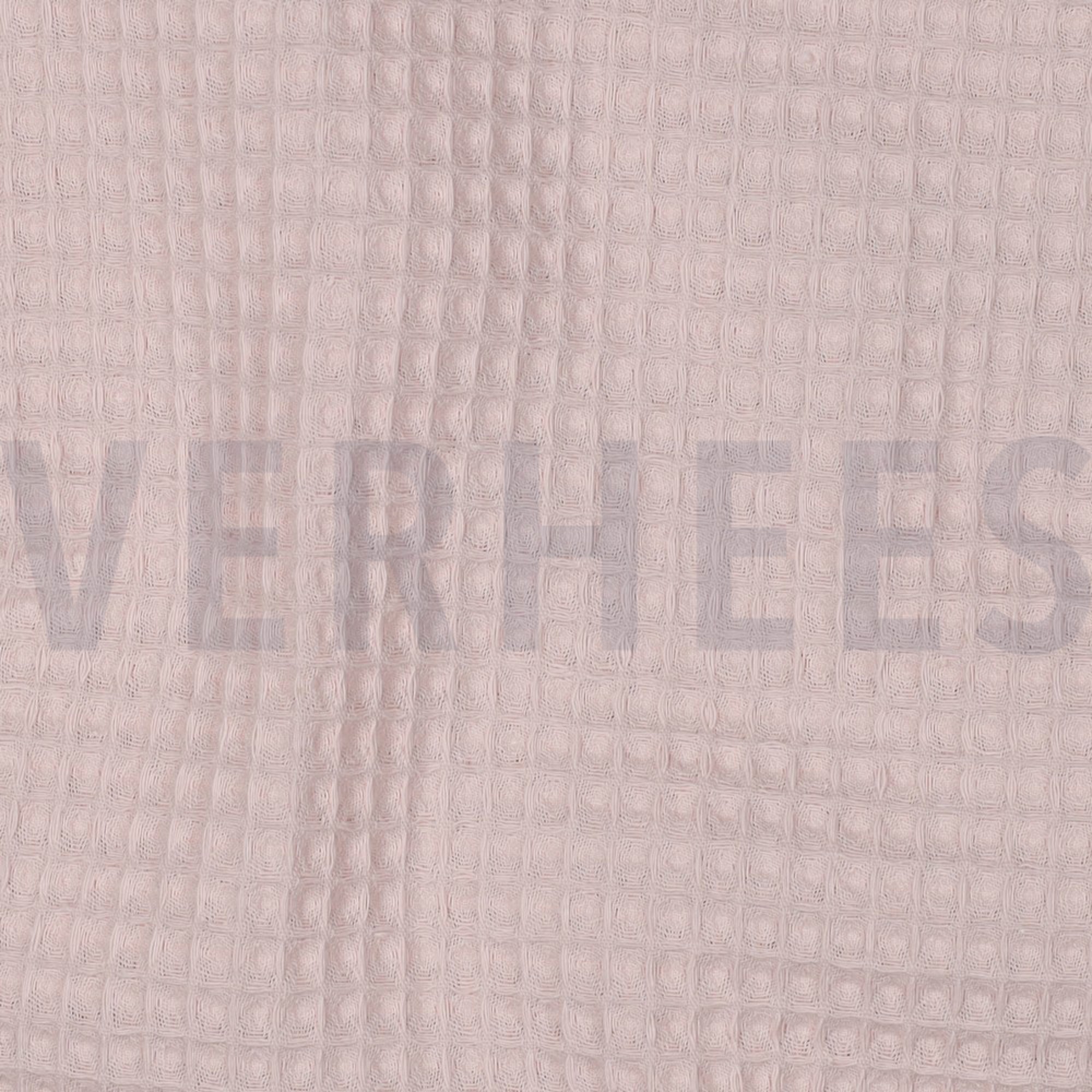 COTTON WAFFLE LIGHT ROSE (high resolution) #2