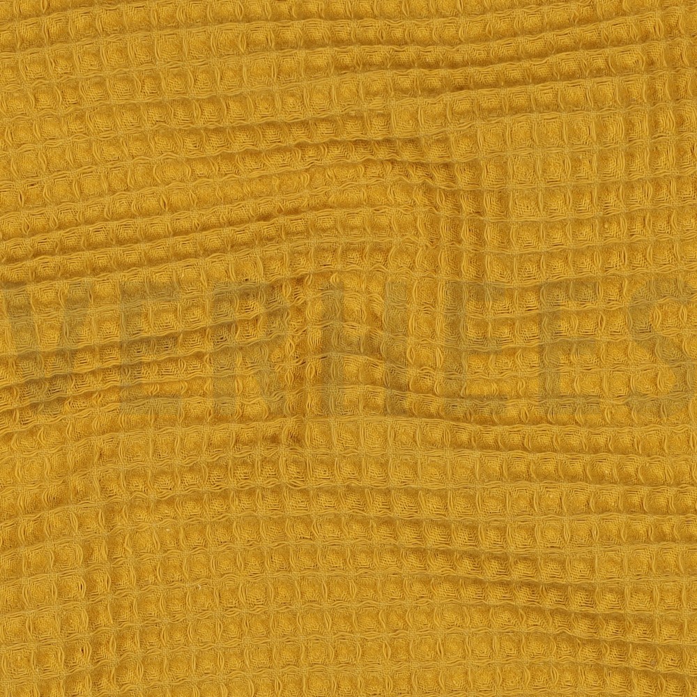 BAUMWOLLE WAFFEL OCKER #7