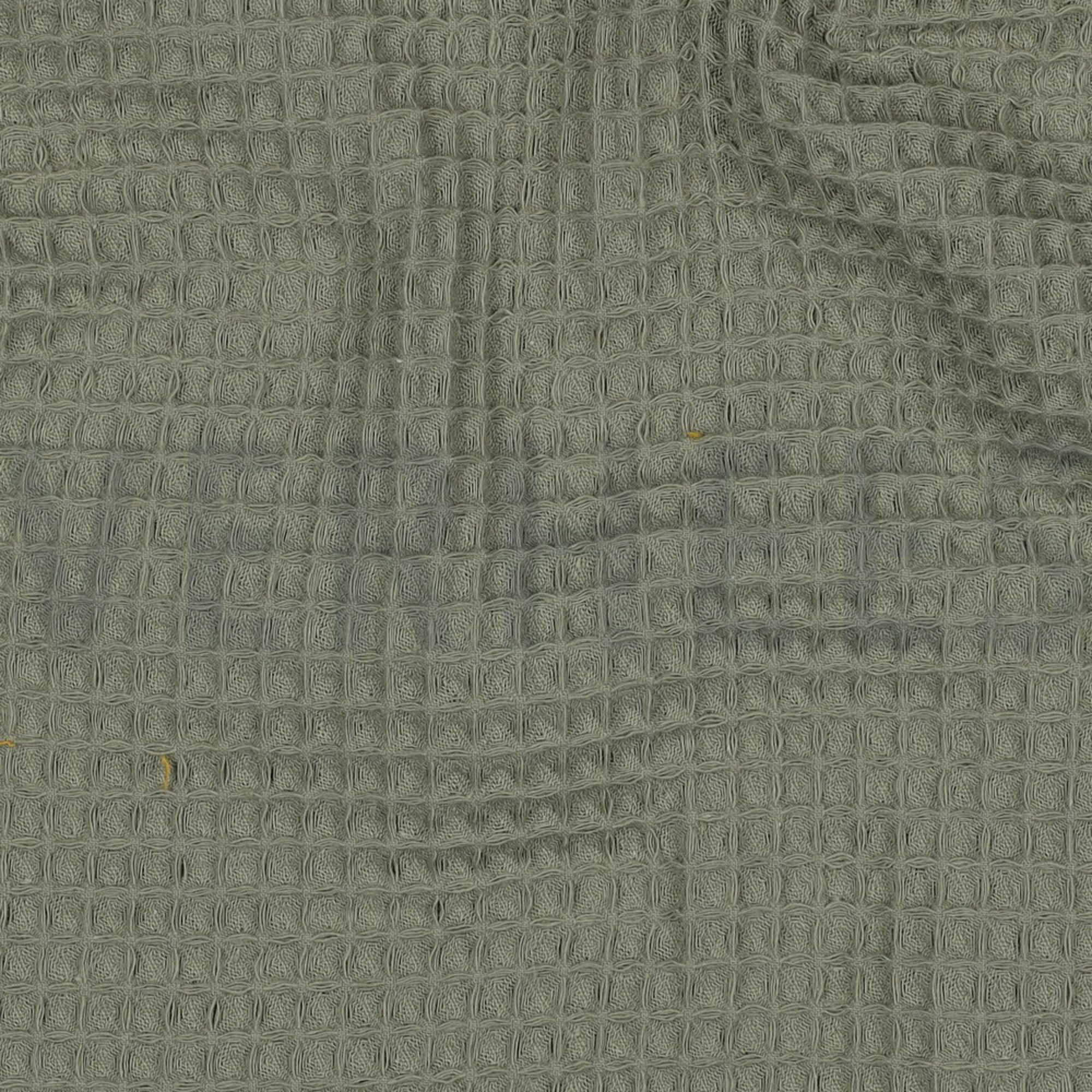 BAUMWOLLE WAFFEL DUNKEL MINZE (high resolution) #2