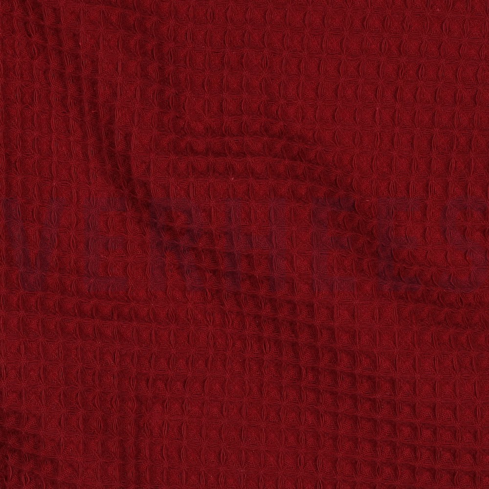 COTON NID D'ABEILLE BORDEAUX #7