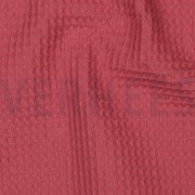 BAUMWOLLE WAFFEL DUNKELROSA (thumbnail) #2