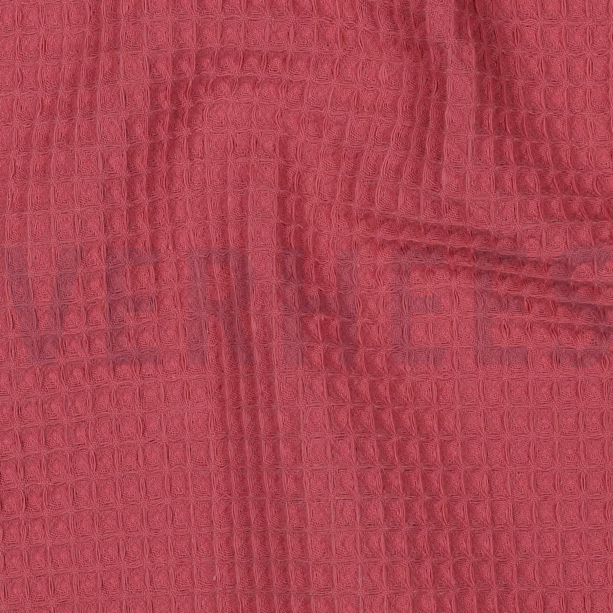 BAUMWOLLE WAFFEL DUNKELROSA (high resolution) #2