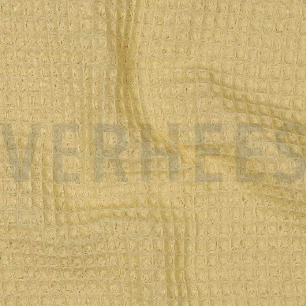 COTTON WAFFLE SOFT YELLOW #7