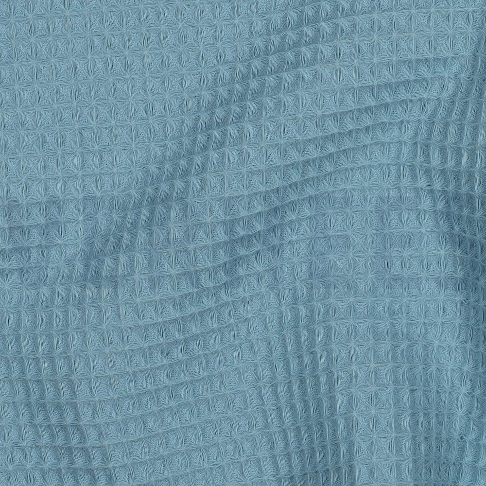 COTON NID D'ABEILLE BLEU CIEL #7