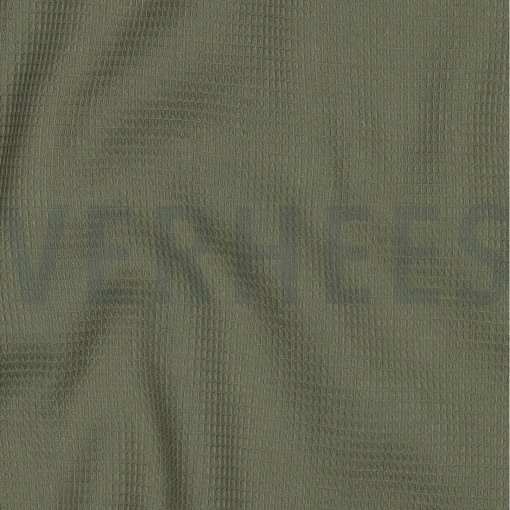 COTTON WAFFLE SMALL GREEN #7