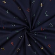 POPLIN LETTERS NAVY (thumbnail) #2