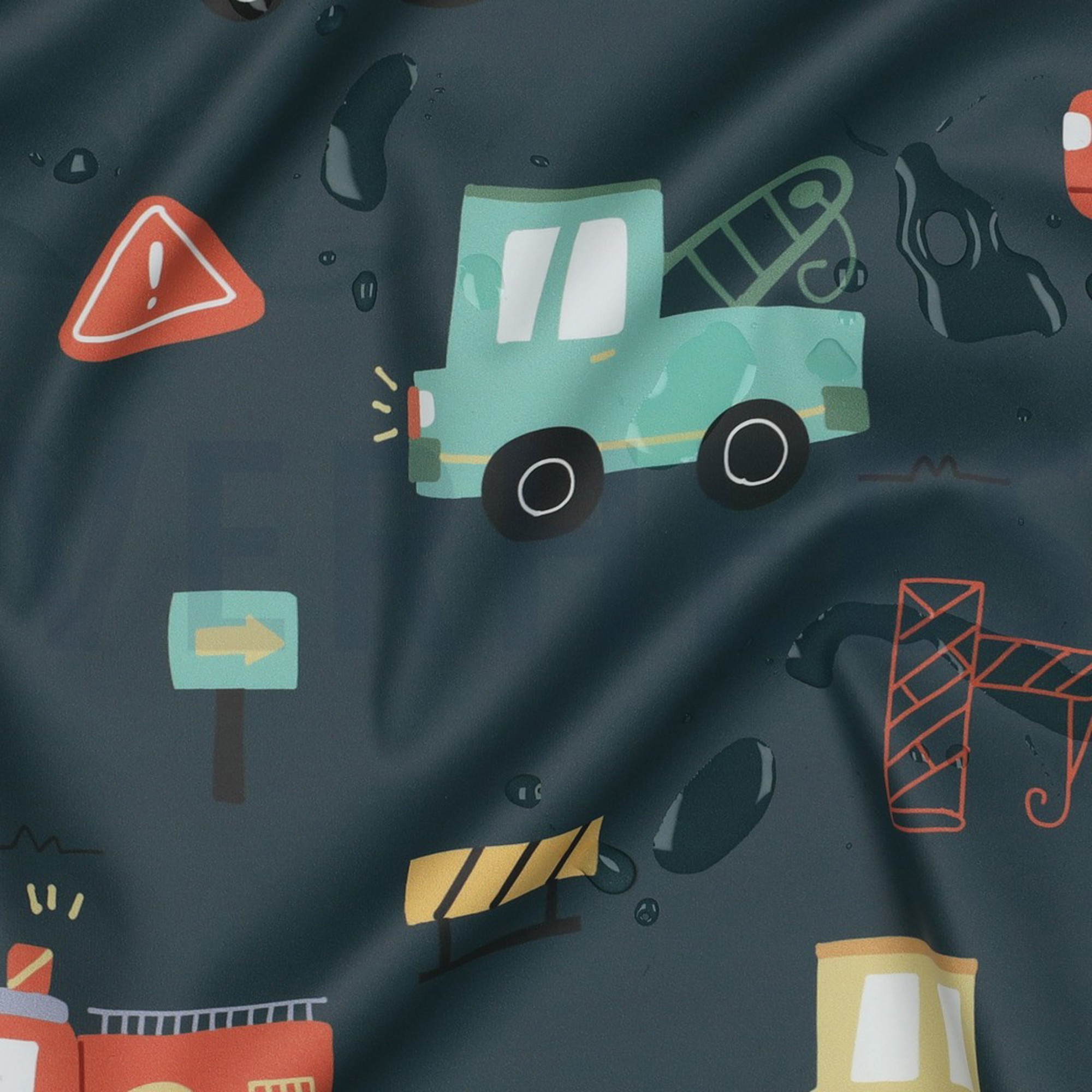 REGENMANTEL FAHRZEUGE ARMEEGRÜN (high resolution) #2