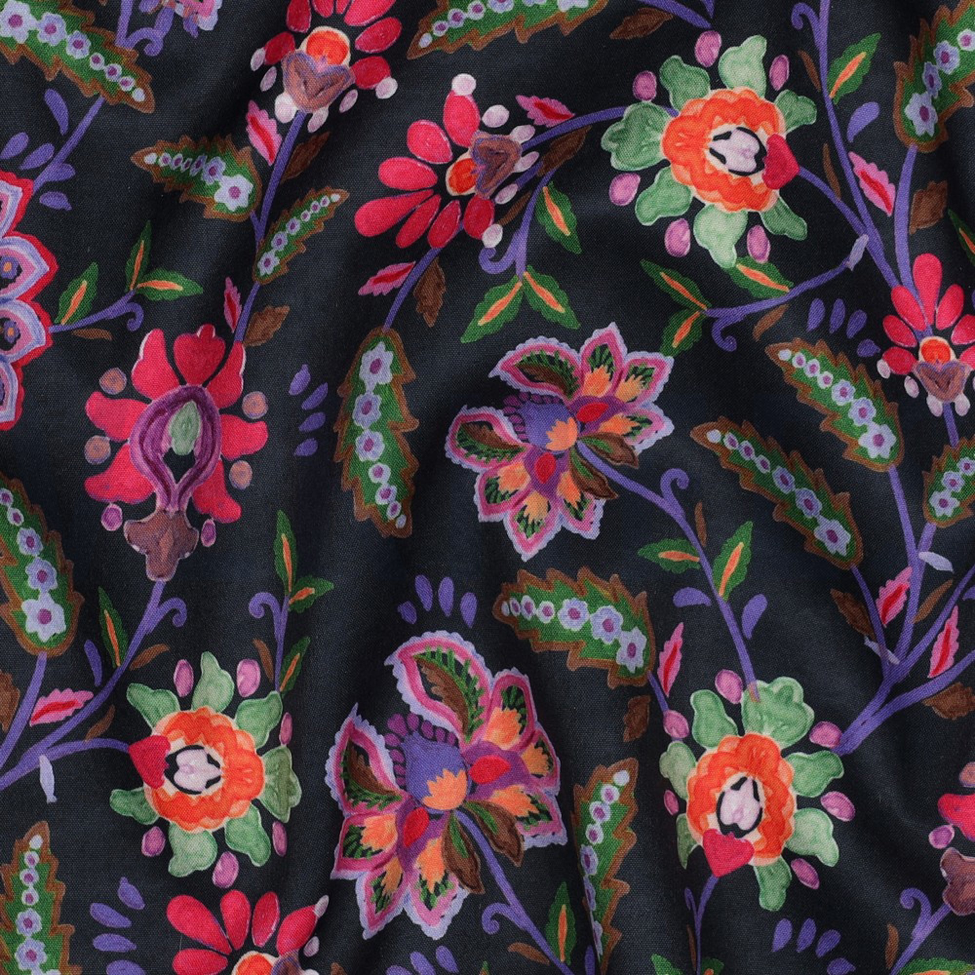 SOFTSHELL DIGITAL FLOWERS NAVY (high resolution) #2