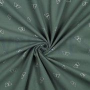 CORDUROY BABYRIB GLITTER VLINDERS SALIEGROEN (thumbnail) #2