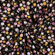 VELOURS MILLERAIES PETIT FLEURS NOIR (thumbnail) #2