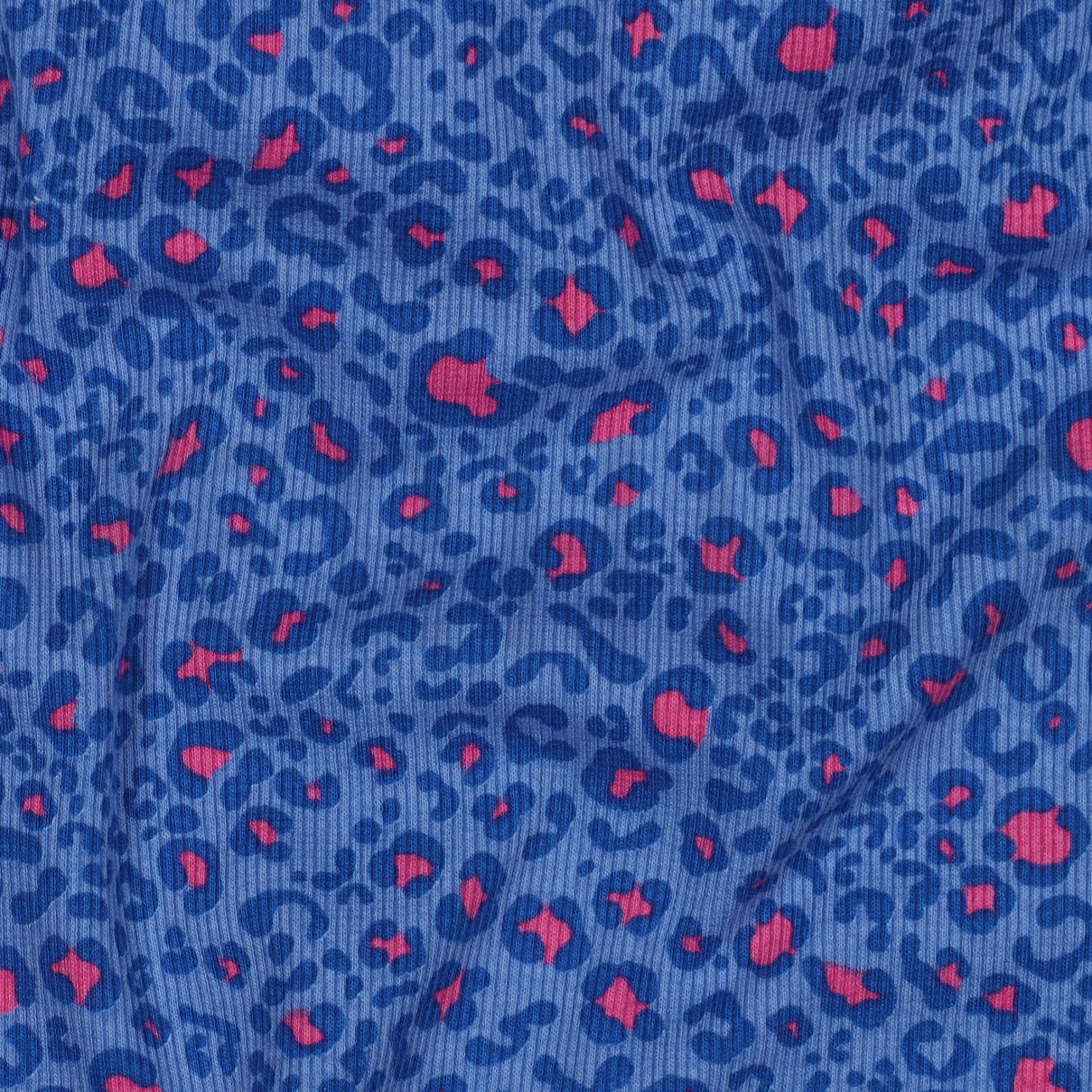 JERSEY CÔTELÉ PEAU D’ANIMAL BLEU COBALT #7