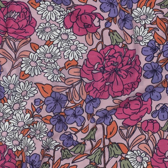 JERSEY FLOWERS ROSE #7