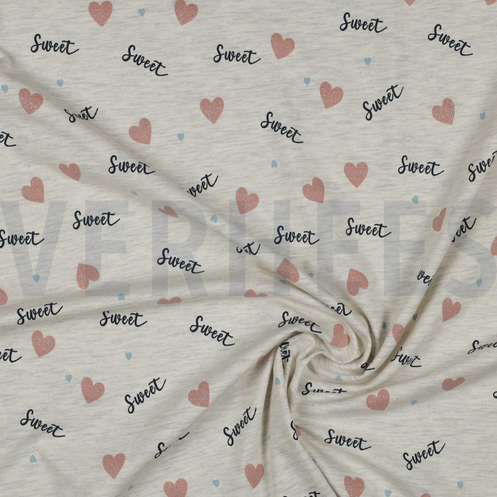 JERSEY MÉLANGE PAILLETTES AMOUR ÉCRU (high resolution) #2