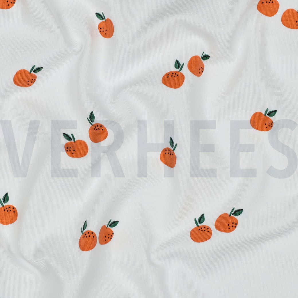 JERSEY GOTS FRÜCHTE WEISS #7