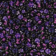 JERSEY GOTS DIGITAL BLUMEN MARINEBLAU/LILA (thumbnail) #2