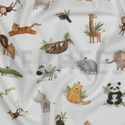JERSEY GOTS DIGITAL ANIMALS WHITE (thumbnail) #2