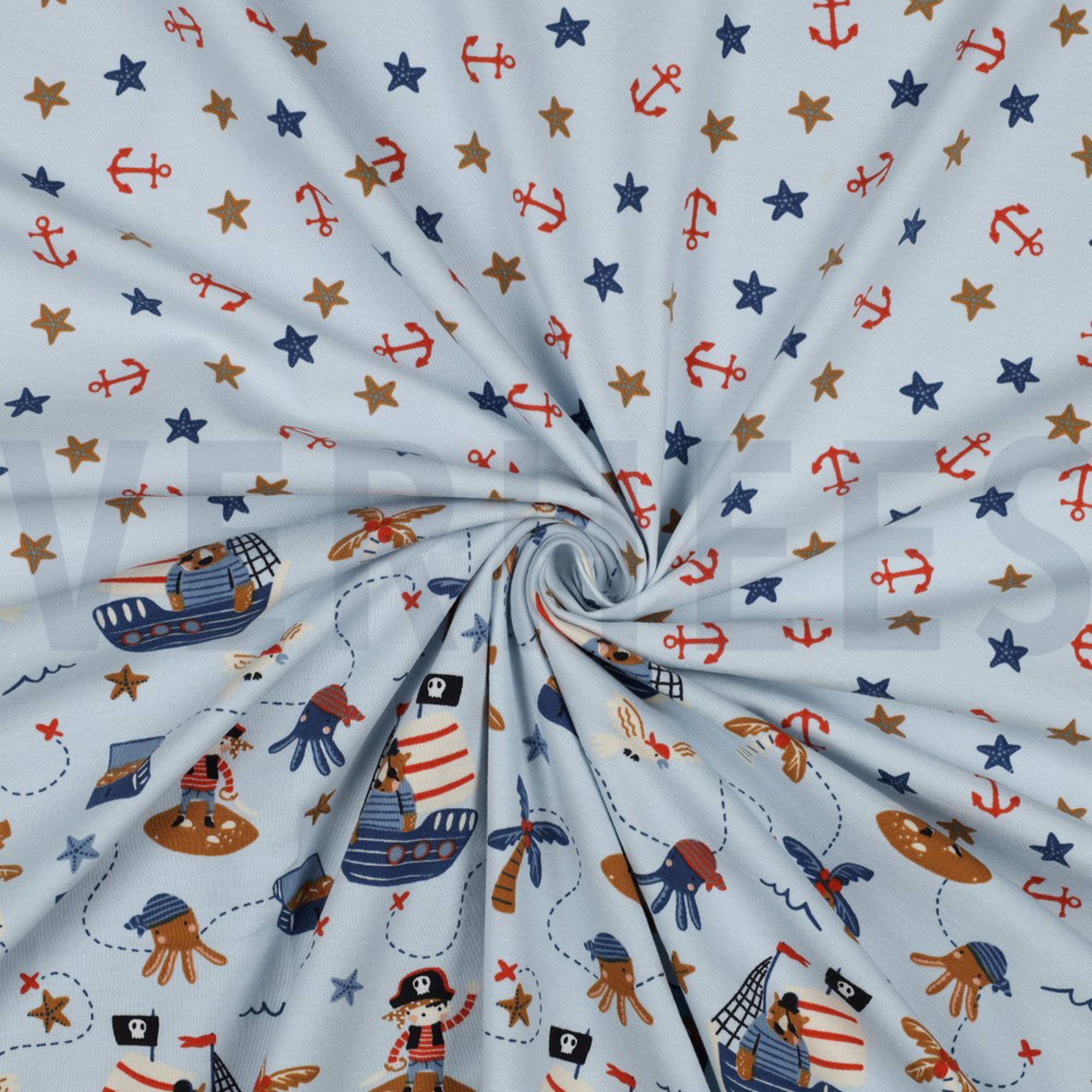 JERSEY PIRATES BLEU CLAIR (high resolution) #2