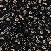 WAFELJERSEY DIGITAAL BLOEMEN ZWART (thumbnail) #2