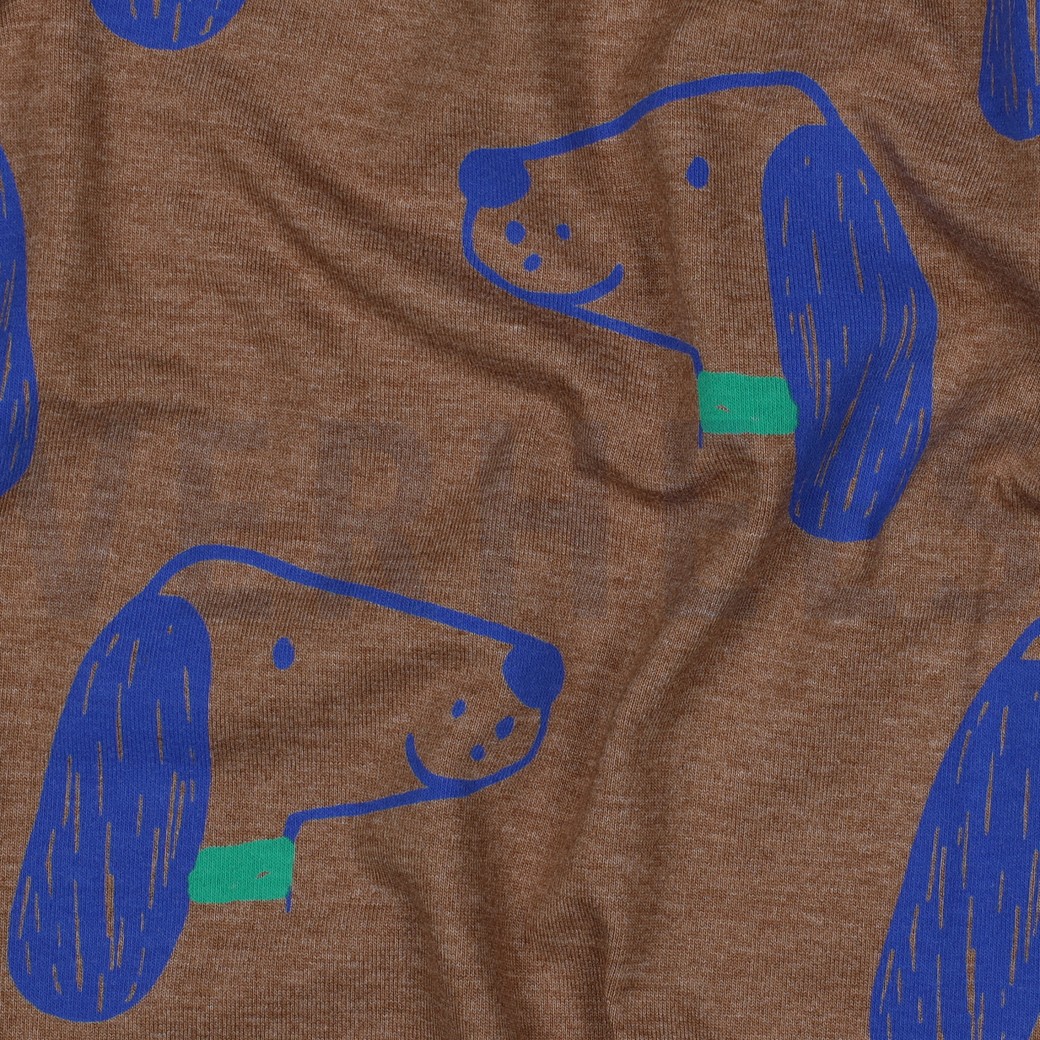 JERSEY MÉLANGE CHIENS TAUPE #7