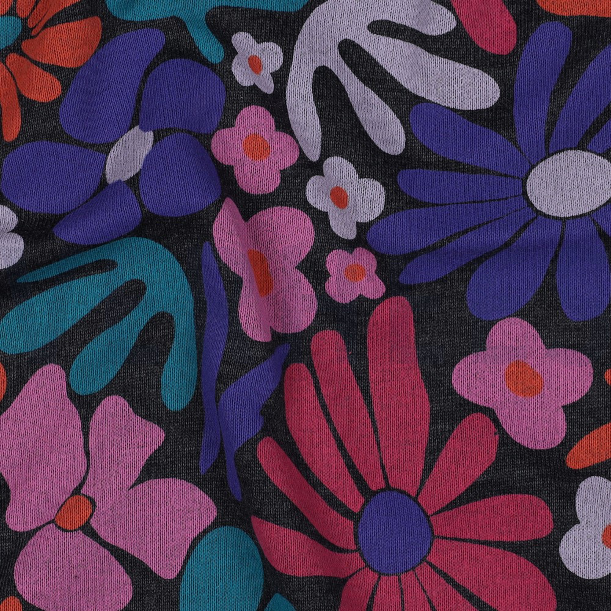 SWEAT MELANGE FLEURS INDIGO (high resolution) #2