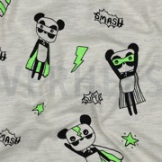 JERSEY MÉLANGE NEON SUPER HÉROS ÉCRU (thumbnail) #2