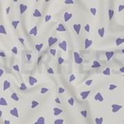 FRENCH TERRY CHIENS ET CŒURS BLANC CASSÉ (thumbnail) #2