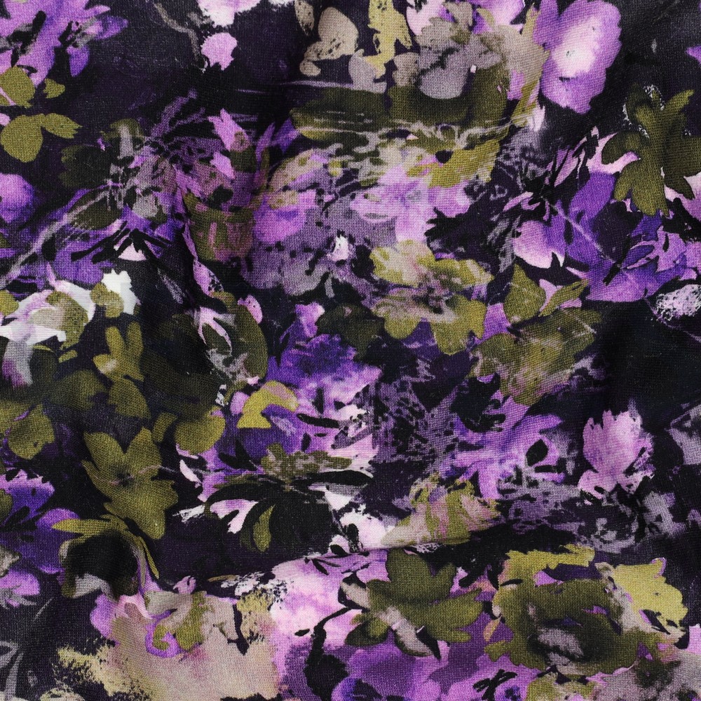 SWEAT DIGITAL FLEURS VIOLET #7