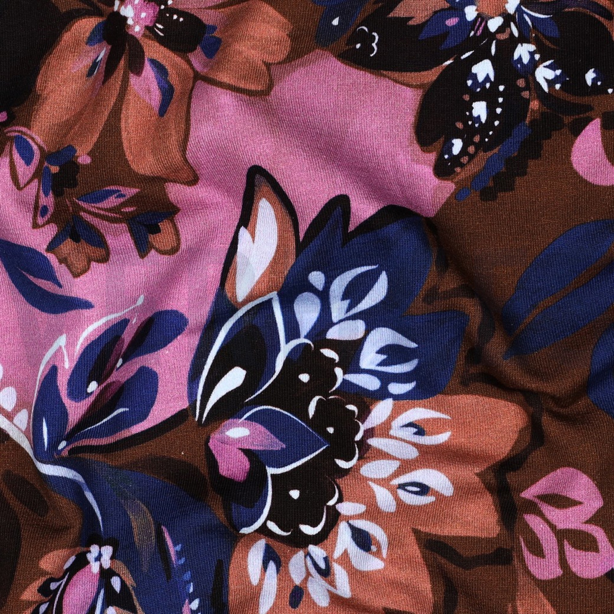 FRENCH TERRY DIGITAAL BLOEMEN BRUIN (high resolution) #2