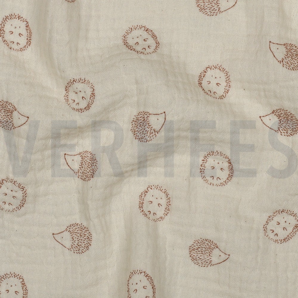 DOUBLE GAUZE HEDGEHOG NATURAL #7