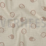 DOUBLE GAUZE HEDGEHOG NATURAL (thumbnail) #2