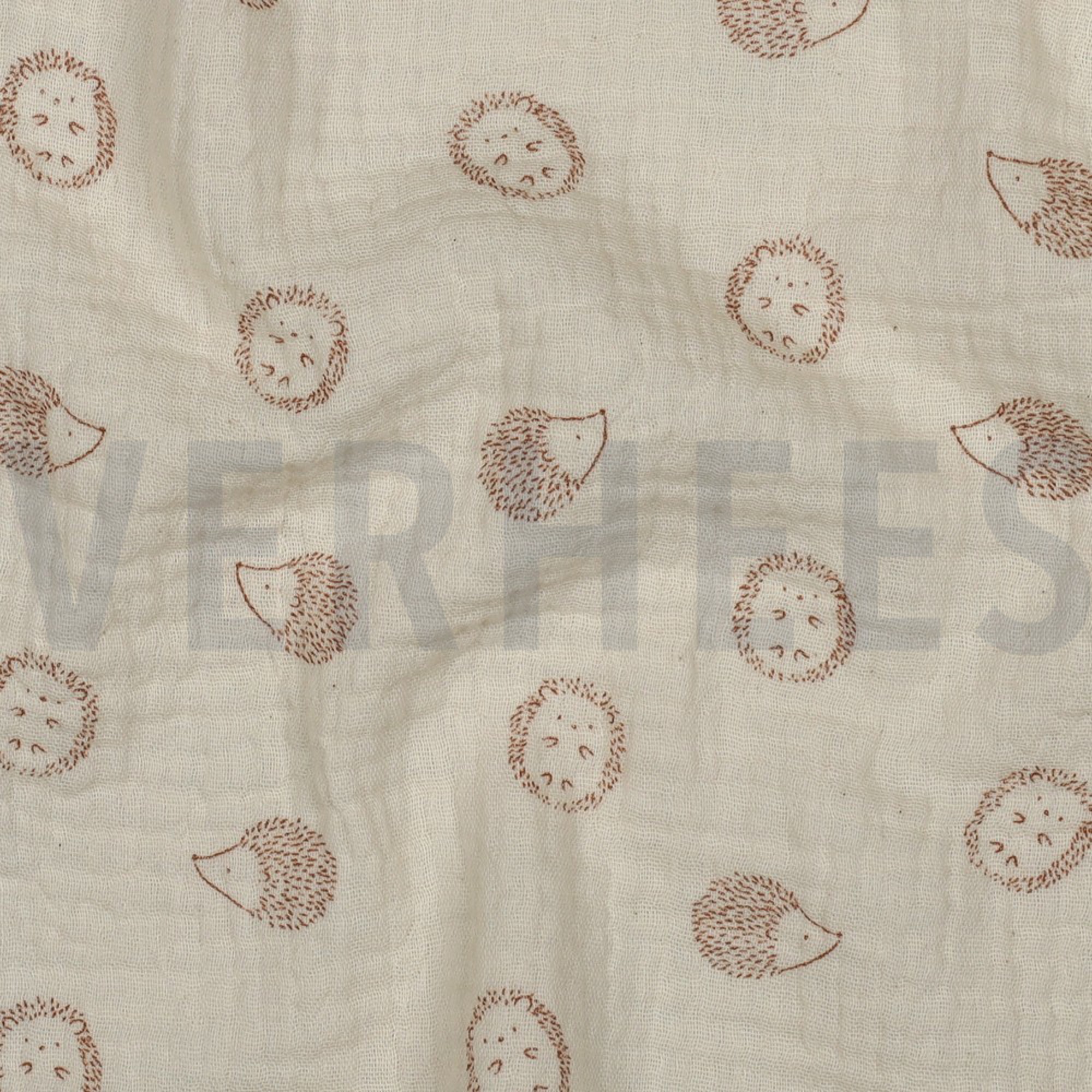 DOUBLE GAUZE HEDGEHOG NATURAL (high resolution) #2