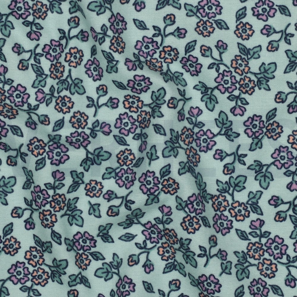 FLANEL BLOEMEN MINT #7