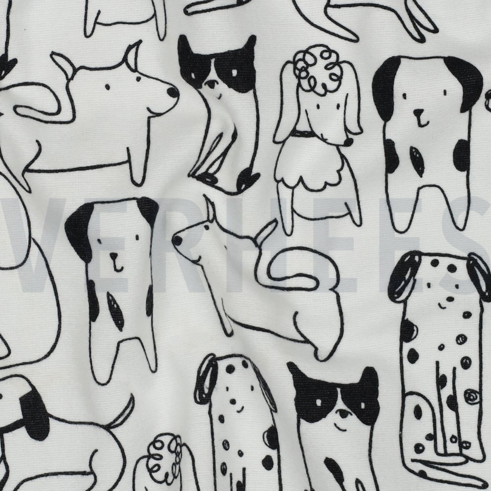 FLANEL HONDEN GEBROKEN WIT (high resolution) #2