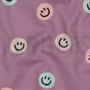 FLANELL SMILEYS LAVENDEL (thumbnail) #2
