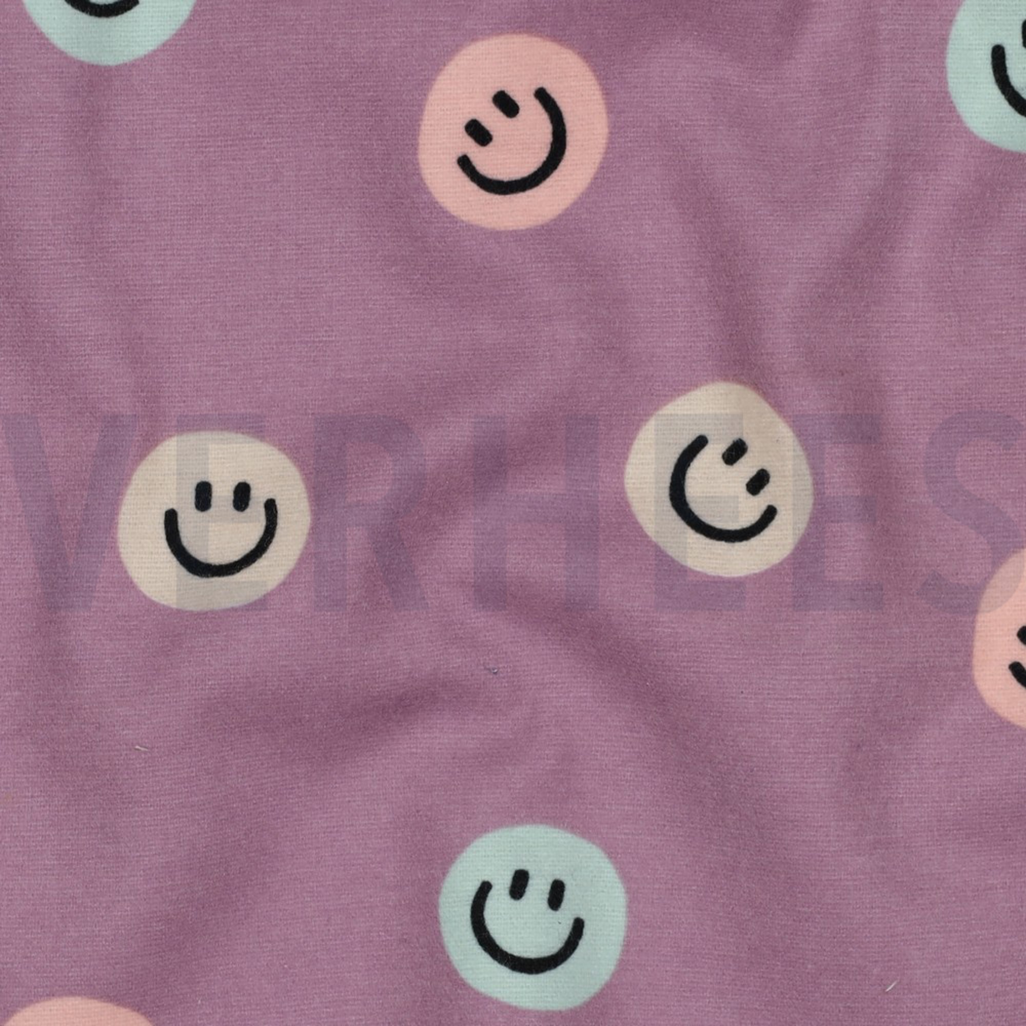 FLANELL SMILEYS LAVENDEL (high resolution) #2