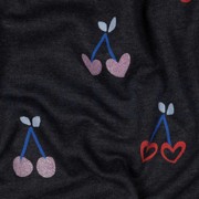 SWEAT MELANGE GLITTER KERSEN INDIGO (thumbnail) #2