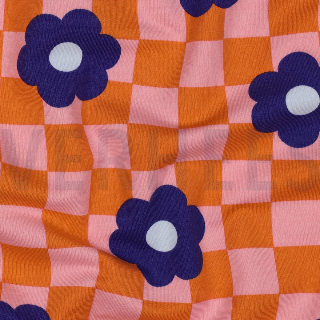 SOFT SWEAT FLOWERS ORANGE #7