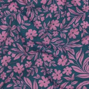 JERSEY FLEURS PÉTROLE (thumbnail) #2