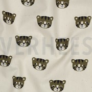 POPLIN GOTS NATURAL TIGERS NATURAL (thumbnail) #2