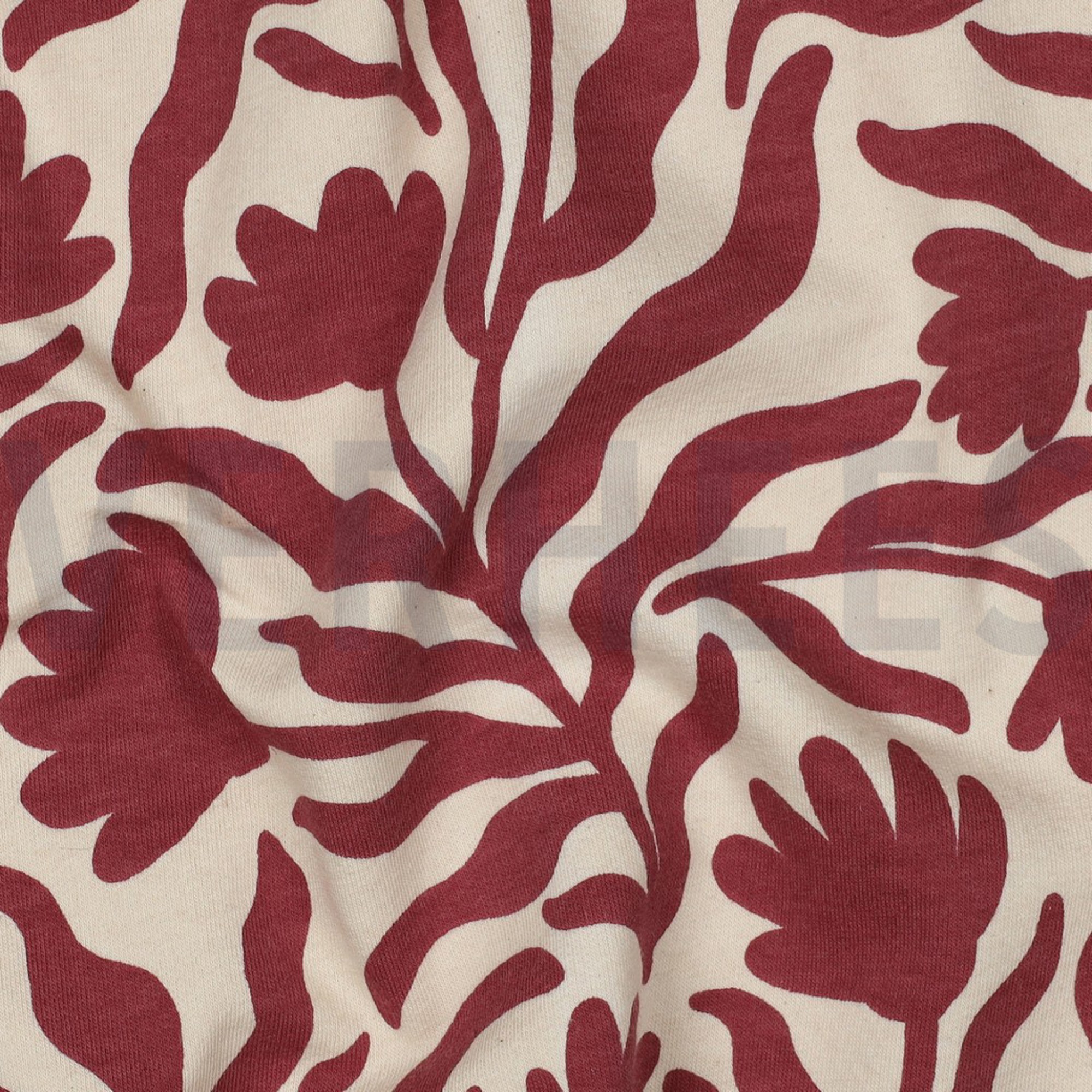 SWEAT NATURAL FLOWERS BURGUNDY (high resolution) #2
