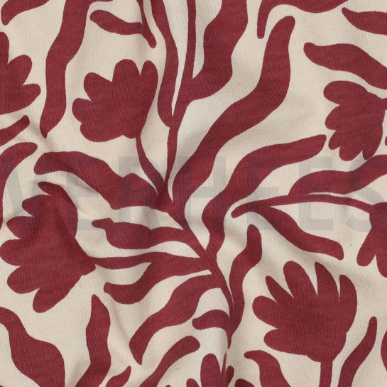 SWEAT NATURAL FLOWERS BURGUNDY #7