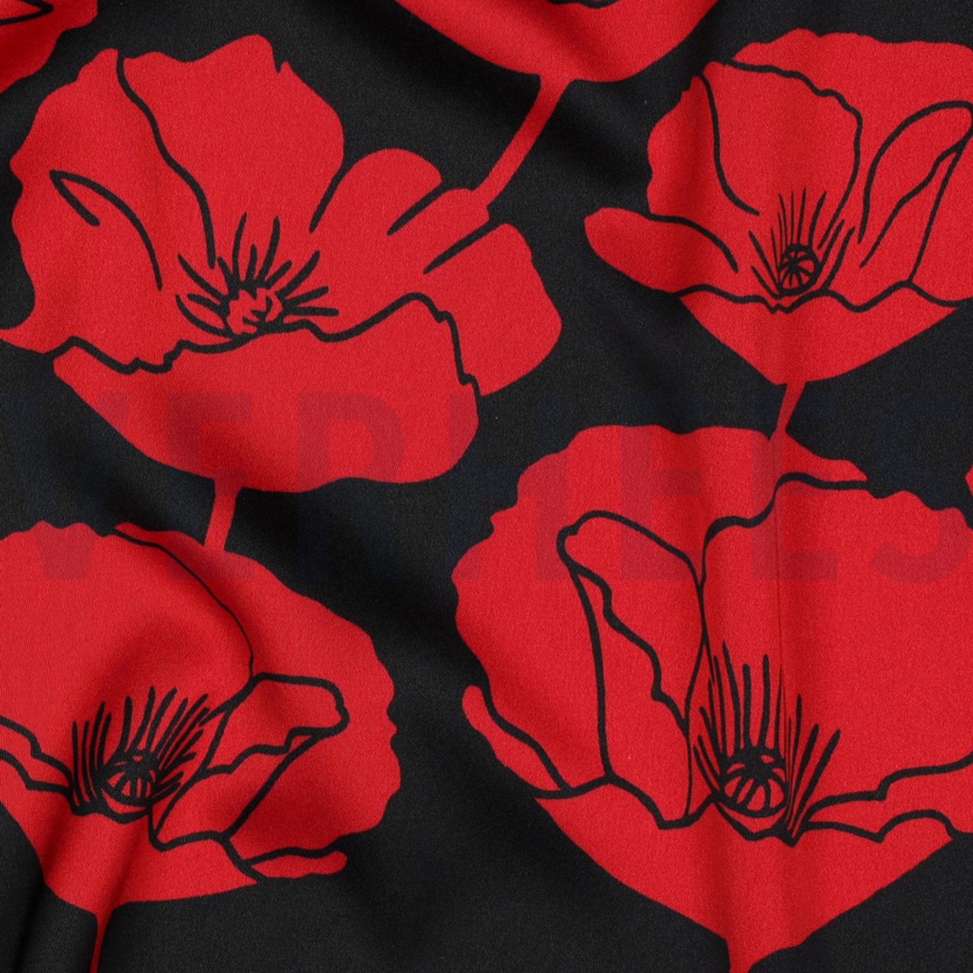 ROYAL MICRO SATIN FLEURS NOIR (high resolution) #2