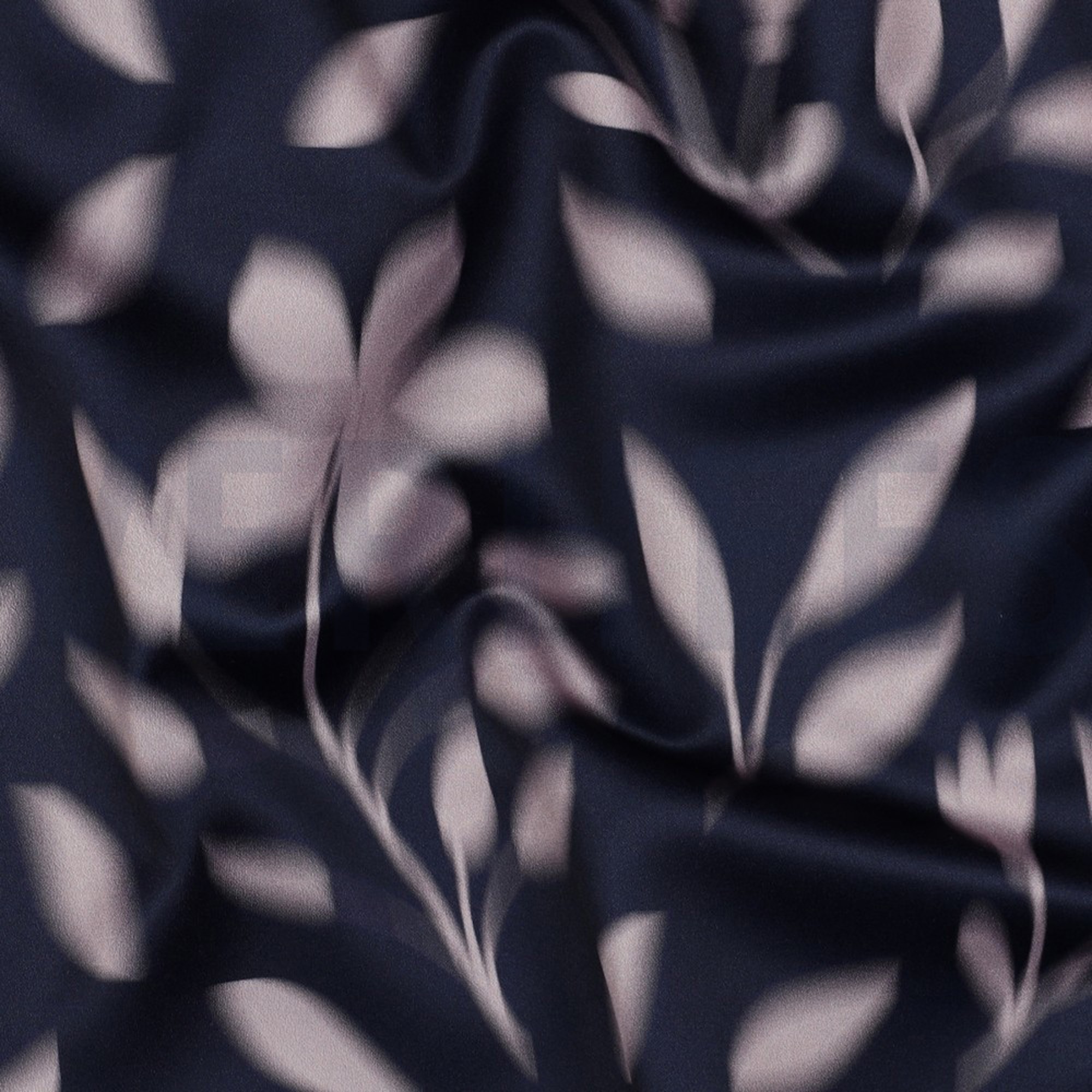 ROYAL MICRO SATIN DIGITAL FLOWERS NAVY (high resolution) #2