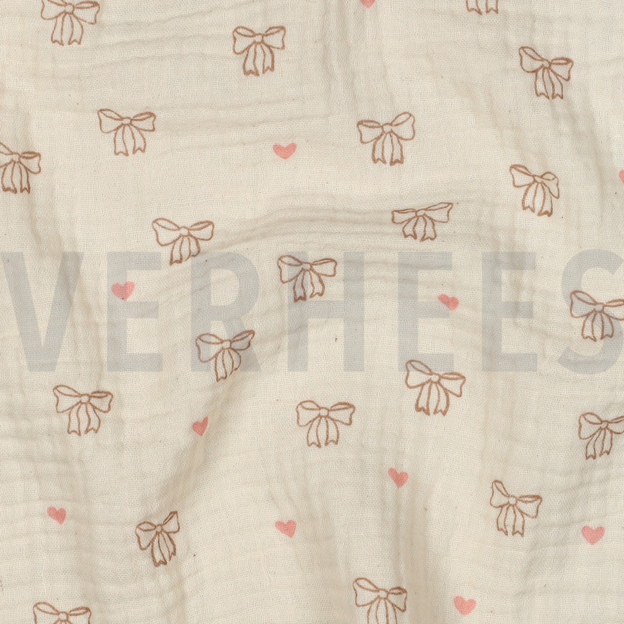 DOUBLE GAUZE GOTS NATURAL STRIKJES NATUREL (high resolution) #2