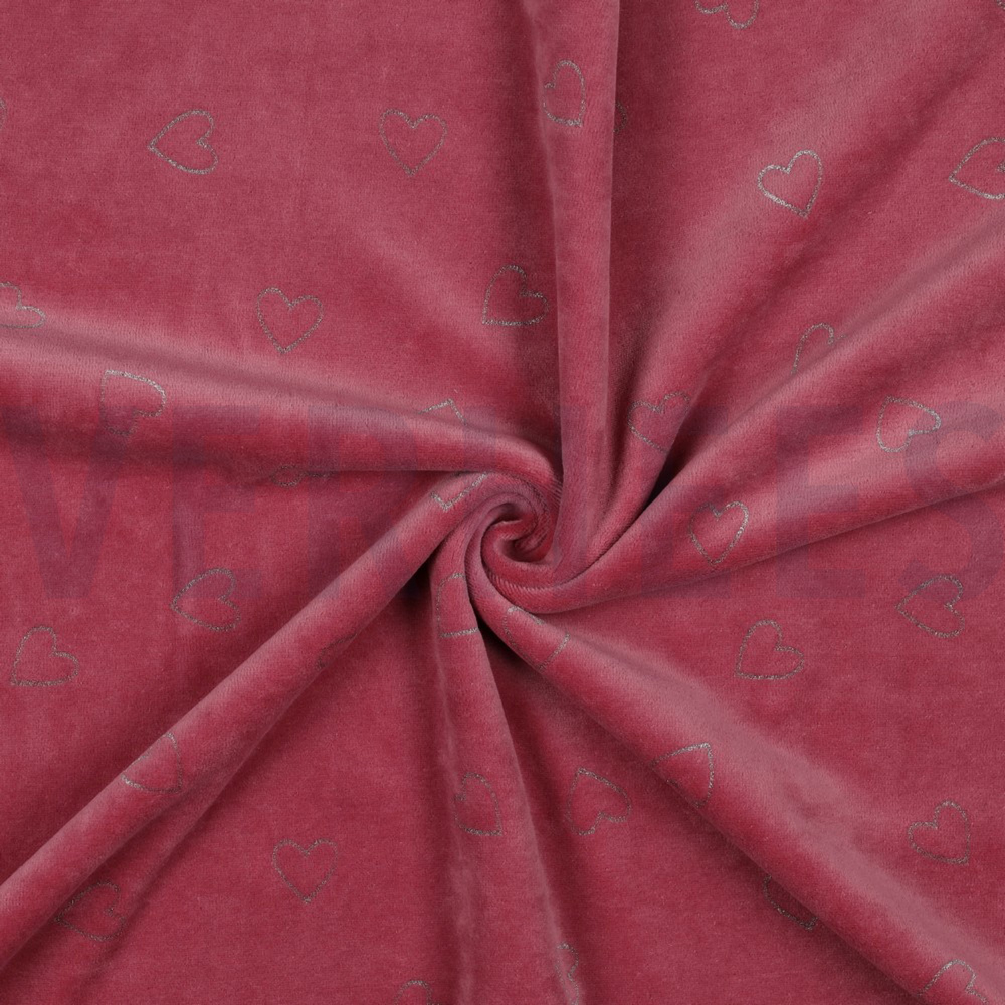 NICKY VELOURS GLITTER HEARTS MAUVE (high resolution) #2
